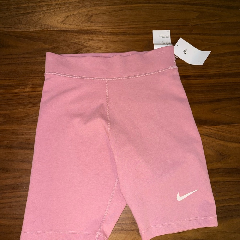 Nike Women's Soft Pink Bike Shorts